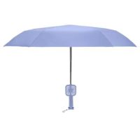 Deštník s nabíjecím ventilátorem - Modrý
