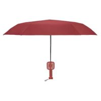 Deštník s nabíjecím ventilátorem - Červený