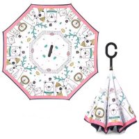 Dětský poloautomatický deštník s ochranou proti UV - Obrázkový, 10