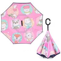 Dětský poloautomatický deštník s ochranou proti UV - Obrázkový, 16